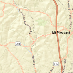 Mount Pleasant Street Map