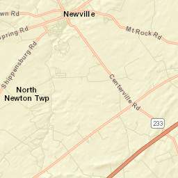 Newville Street Map