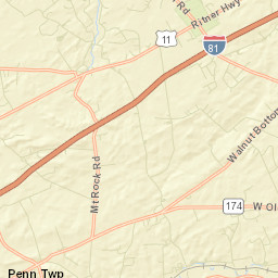 Cumberland County Street Map