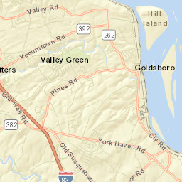 Valley Green Street Map