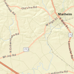 Manheim Street Map