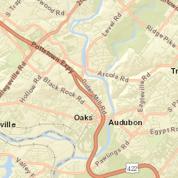 Audubon Street Map