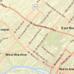 West Norriton Street Map