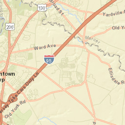Groveville Street Map