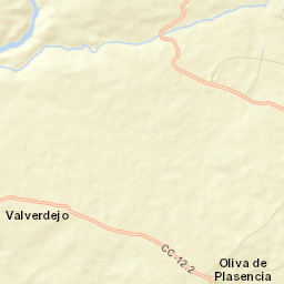 Oliva de Plasencia Street Map
