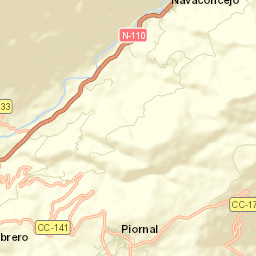 Piornal Street Map