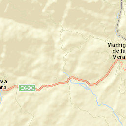 Madrigal de la Vera Street Map