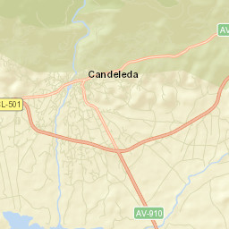 Candeleda Street Map