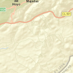 Poyales del Hoyo Street Map
