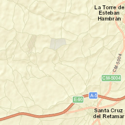 Santa Cruz del Retamar Street Map
