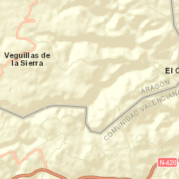 Veguillas de la Sierra Street Map