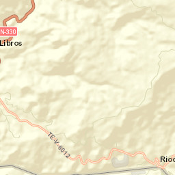 Riodeva Street Map