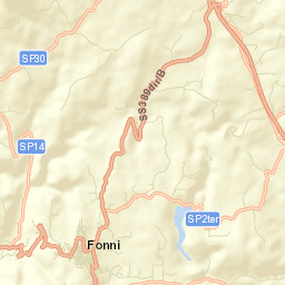 Fonni Street Map