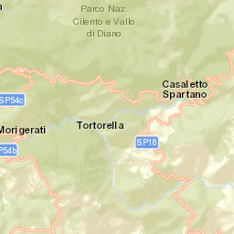 Casaletto Spartano Street Map