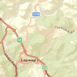 Lagonegro Street Map