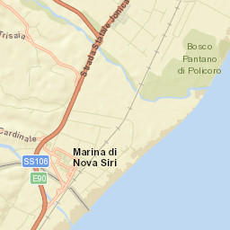 Nova Siri Scalo Street Map