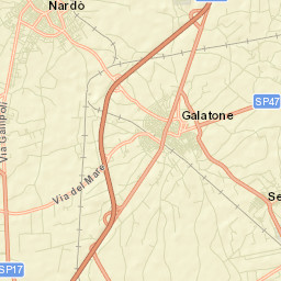 Galatone Street Map