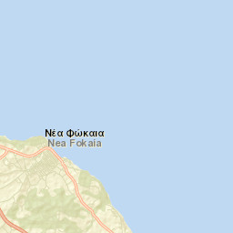 Néa Fókaia Street Map