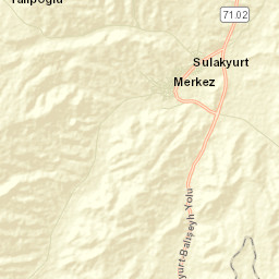 Sulakyurt Street Map