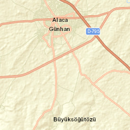 Alaca Street Map