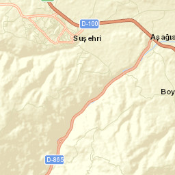 Suşehri Street Map