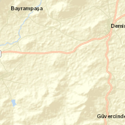 Demirözü İlçesi Street Map