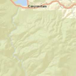 Canyondam California Street Map