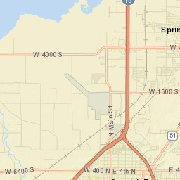 Utah County Street Map