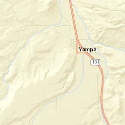 Yampa Colorado Street Map