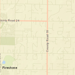 Firestone Colorado Street Map