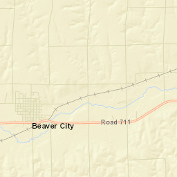 Beaver City Street Map