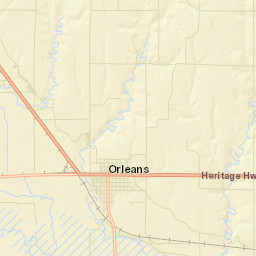 Harlan County Street Map
