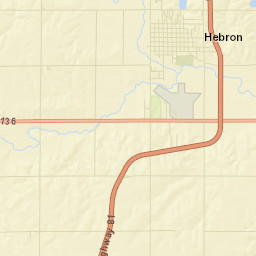 Thayer County Street Map