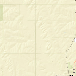 Pawnee County Street Map