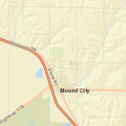 Mound City Street Map