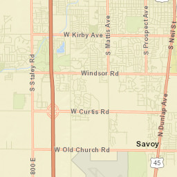 Savoy Street Map