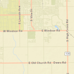 Urbana Street Map
