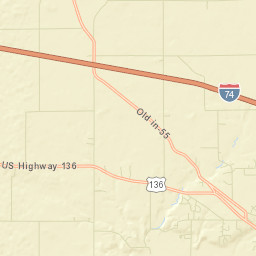 2536-2596 U.S. 136, Crawfordsville, IN Street Map