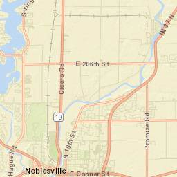 Noblesville Street Map