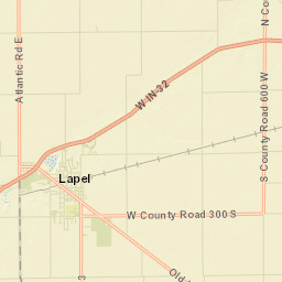 Lapel Street Map