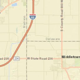 Middletown Street Map