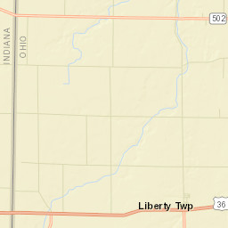 Tampico Ohio Street Map