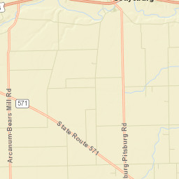 Union Corners Ohio Street Map