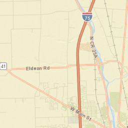 Eldean Ohio Street Map