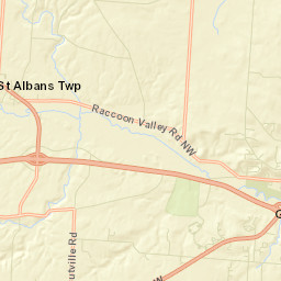 Scott Corners Ohio Street Map