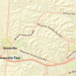 Welsh Hills Ohio Street Map
