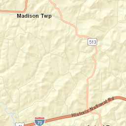 Middlebourne Ohio Street Map