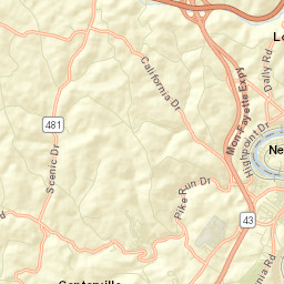 Centerville Street Map