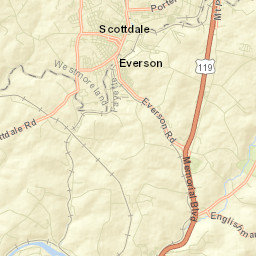 Scottdale Street Map