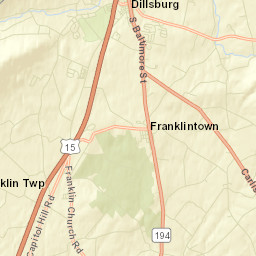 Dillsburg Street Map